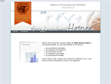 Tablet Screenshot of maison-accouchement-hasnaa.com